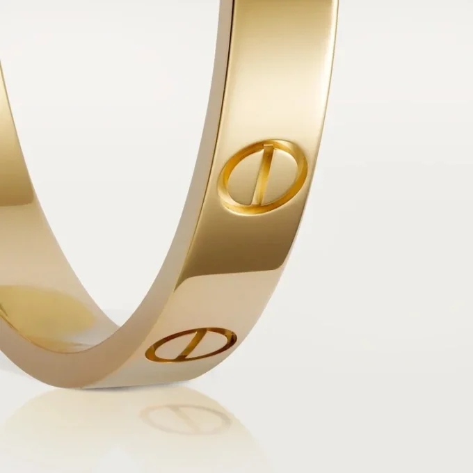 Love-øreringer – gult gull – Cartier