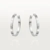 Love-øreringer – hvitt gull – Cartier