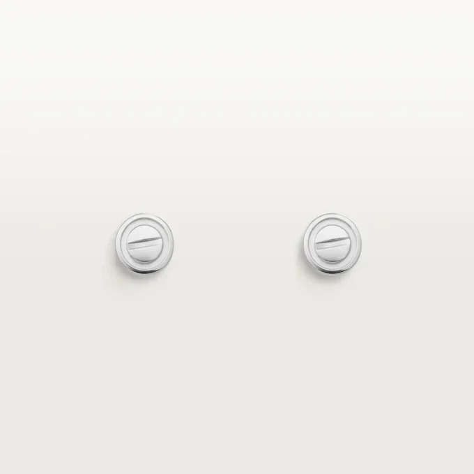 Love-øreringer – hvitt gull – Cartier