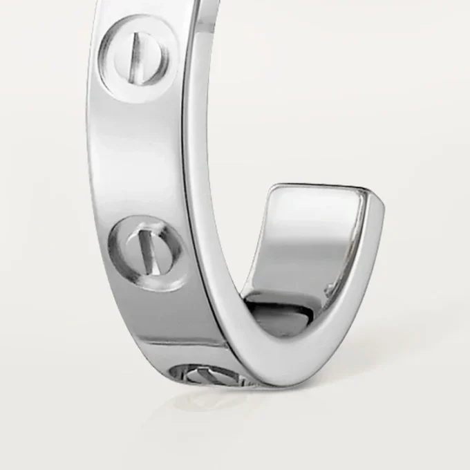 Love-øreringer – hvitt gull – Cartier