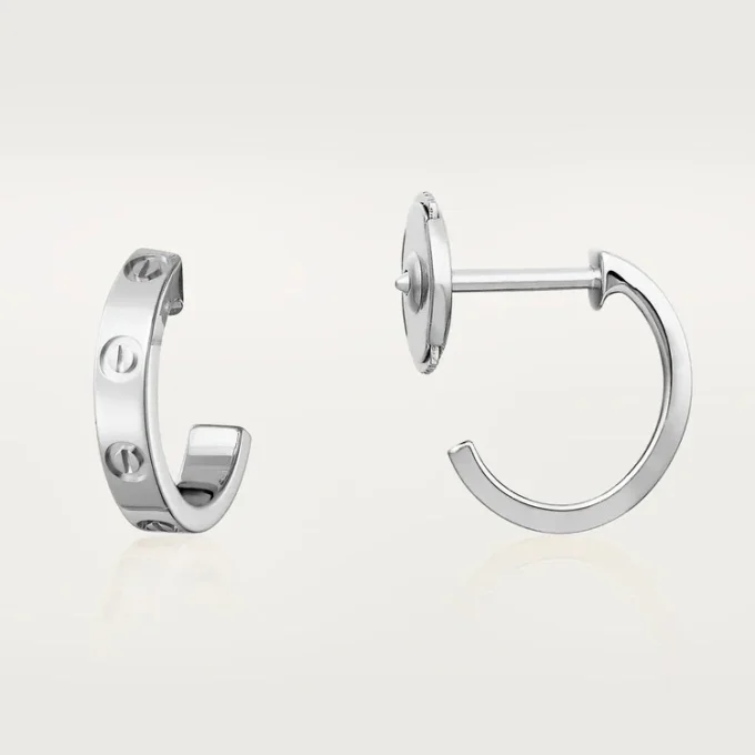 Love-øreringer – hvitt gull – Cartier