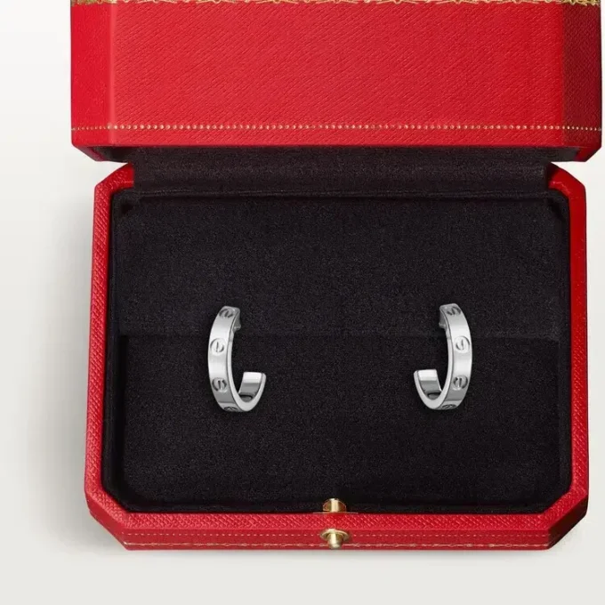 Love-øreringer – hvitt gull – Cartier