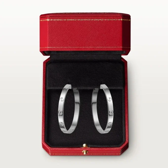 Love-øreringer – hvitt gull – Cartier