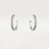 Love-øreringer – hvitt gull, diamant – Cartier