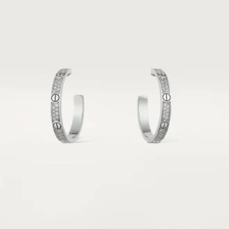 Love-øreringer – hvitt gull, diamant – Cartier
