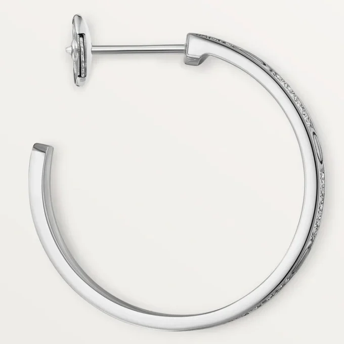 Love-øreringer – hvitt gull, diamant – Cartier