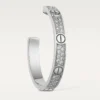 Love-øreringer – hvitt gull, diamant – Cartier