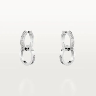 Love-øreringer, Multiwear, halvbelagt