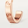 Love-øreringer – rosa gull – Cartier