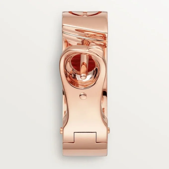Love-øreringer – rosa gull, diamanter – Cartier