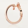 Love-øreringer – rosa gull, diamanter – Cartier