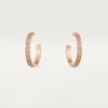 Love-øreringer – Rosegull, diamant – Cartier