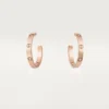 Love-øreringer – Rosegull, diamant – Cartier