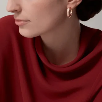 Love-øreringer – Rosegull, diamant – Cartier
