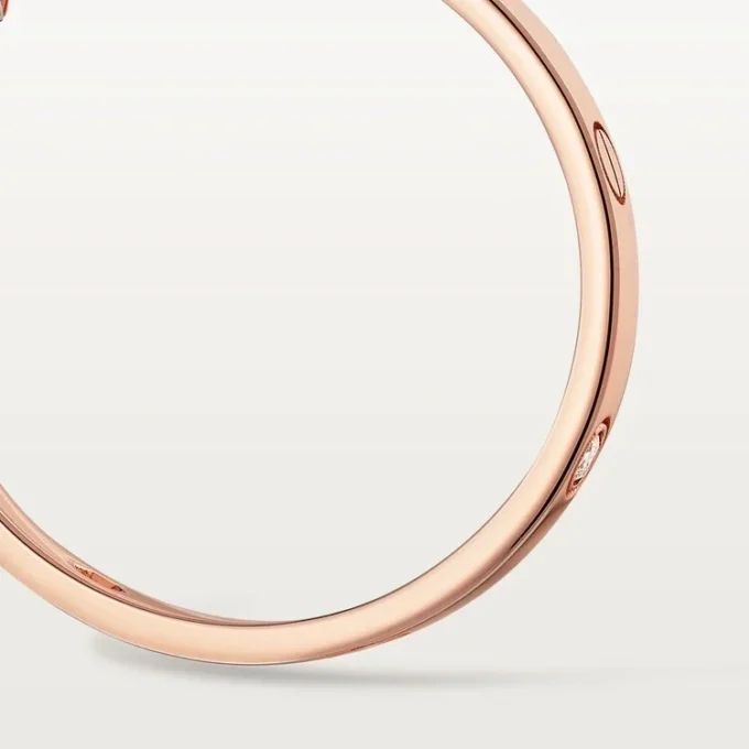 Love-øreringer – Rosegull, diamant – Cartier