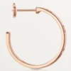 Love-øreringer – Rosegull, diamant – Cartier