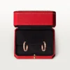 Love-øreringer – Rosegull, diamant – Cartier