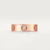Love-ring, 3 diamanter – Rosagull, Diamanter – Cartier