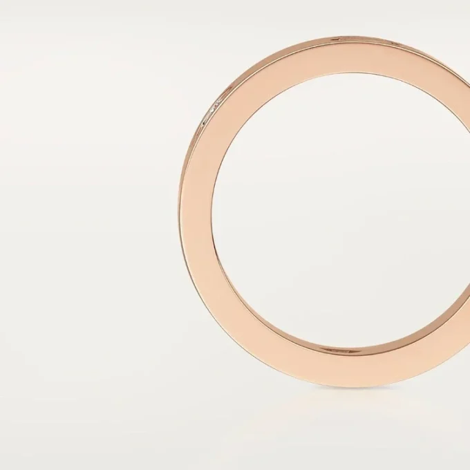 Love-ring, 3 diamanter – Rosagull, Diamanter – Cartier
