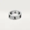 Love-ring, diamantbelagt, keramikk – hvitt gull, keramikk, diamanter – Cartier