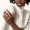 Love-ring, diamantbelagt, keramikk – hvitt gull, keramikk, diamanter – Cartier