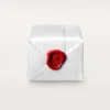 Maillon Panthere-ring, 3 halve rader med diamantbelegg – gult gull, diamanter – Cartier
