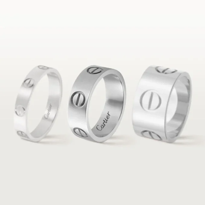 Love-ring – hvitt gull, klassisk modell | Cartier Us