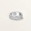 Love-ring, klassisk modell, pavé, 6 diamanter