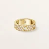 Love-ring, klassisk modell, pavé, 6 diamanter