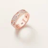 Love-ring, klassisk modell, pavé, 6 diamanter