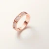 Love-ring, liten modell, pavé