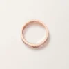 Love-ring, liten modell, pavé