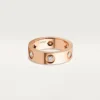 Love-ring – rosagull, diamanter – Cartier