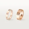 Love-ring – rosagull, diamanter – Cartier