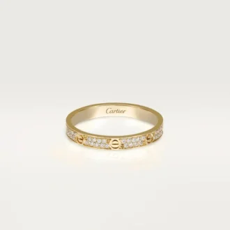 Love-ring, Sm – Gult gull, Diamanter – Cartier