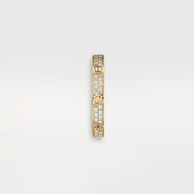 Love-ring, Sm – Gult gull, Diamanter – Cartier