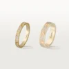 Love-ring, Sm – Gult gull, Diamanter – Cartier