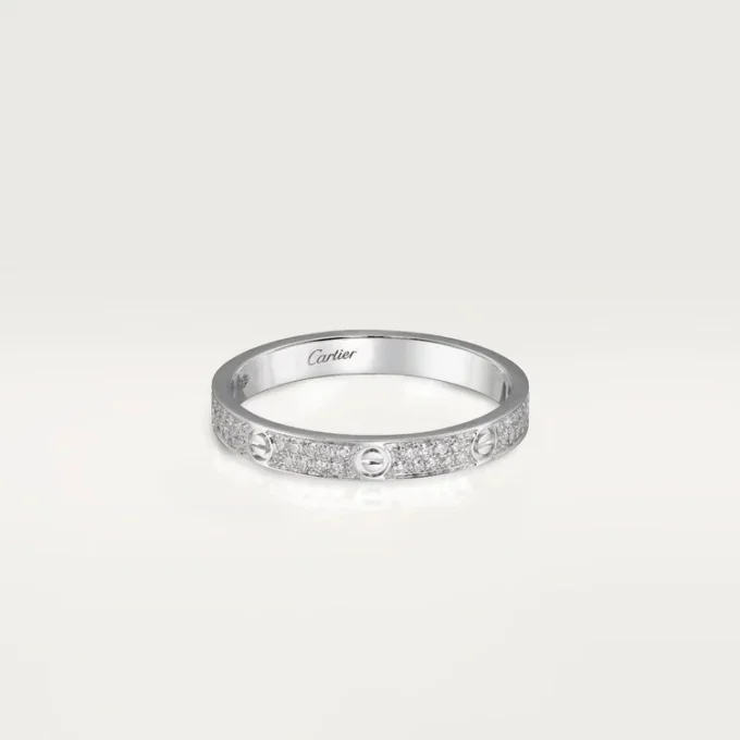Love-ring, Sm – hvitt gull, diamanter – Cartier