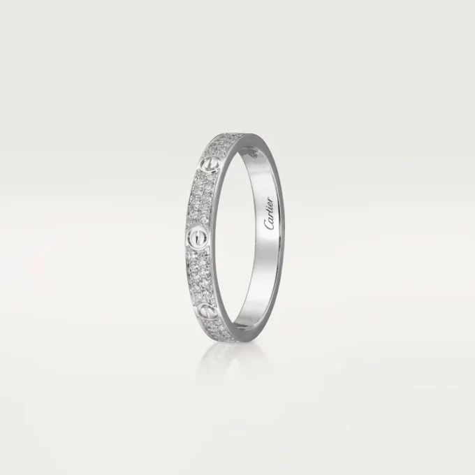 Love-ring, Sm – hvitt gull, diamanter – Cartier