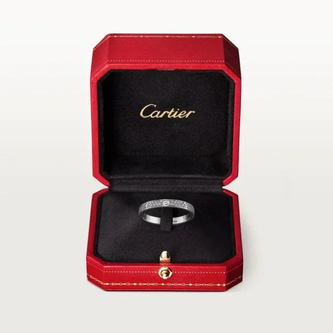 Love-ring, Sm – hvitt gull, diamanter – Cartier