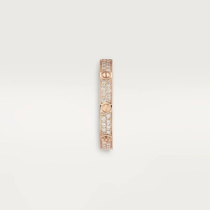 Love-ring, Sm – Rosagull, Diamanter – Cartier