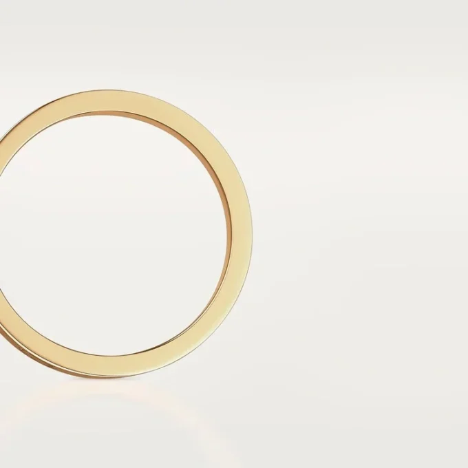 Love-vielsesring, 1 diamant – gult gull, diamant – Cartier