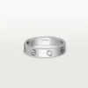 Love-vielsesring, 1 diamant – hvitt gull, diamant – Cartier