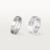 Love-vielsesring, 1 diamant – hvitt gull, diamant – Cartier