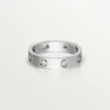 Love-vielsesring, 8 diamanter – hvitt gull, diamanter – Cartier