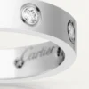 Love-vielsesring, 8 diamanter – hvitt gull, diamanter – Cartier