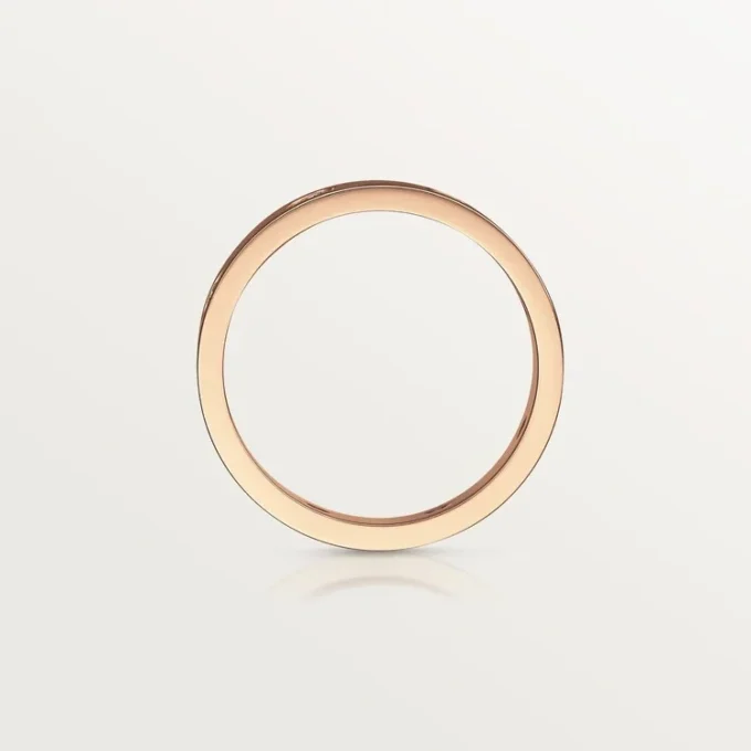Love-vielsesring, 8 diamanter – Rosagull, Diamanter – Cartier