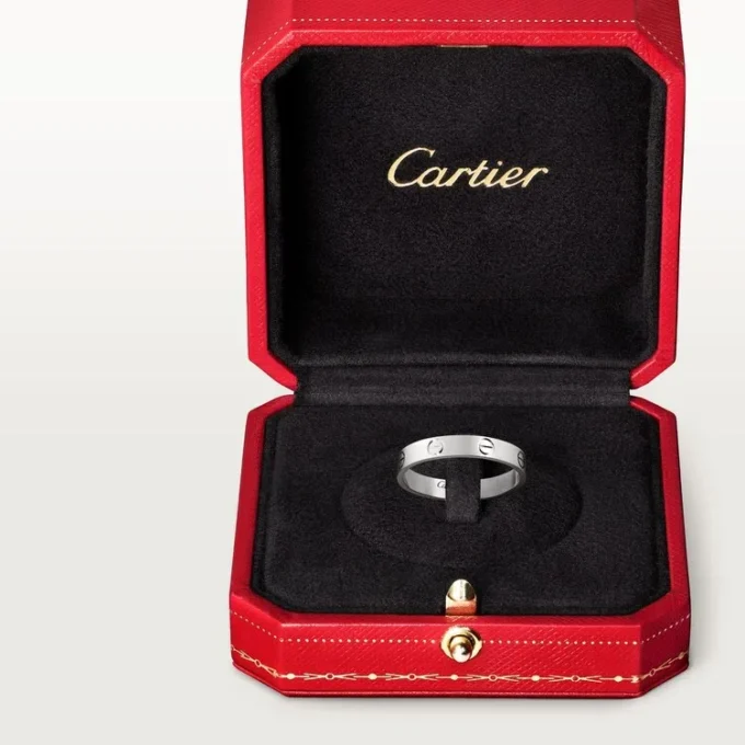 Love-vielsesring – hvitt gull – Cartier Love-vielsesring – hvitt gull – Cartier