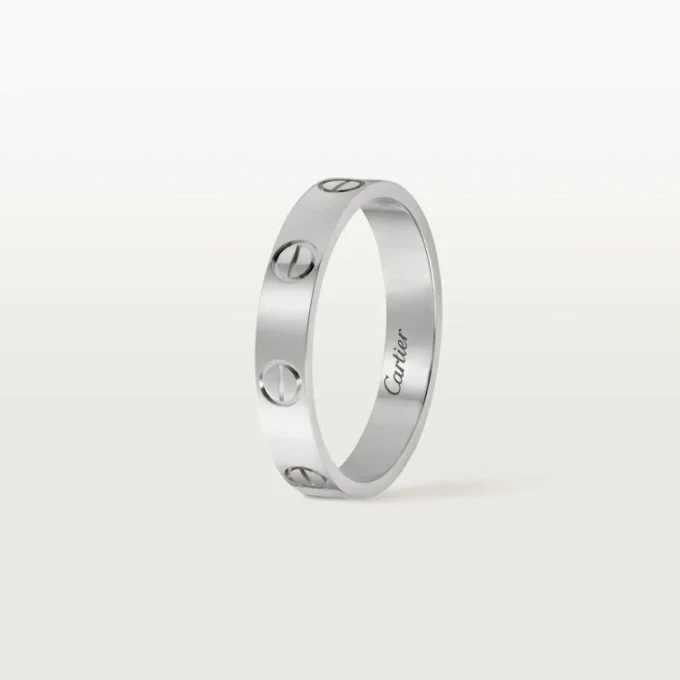 Love-vielsesring – hvitt gull – Cartier Love-vielsesring – hvitt gull – Cartier