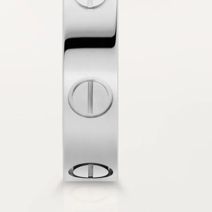 Love-vielsesring – hvitt gull – Cartier Love-vielsesring – hvitt gull – Cartier